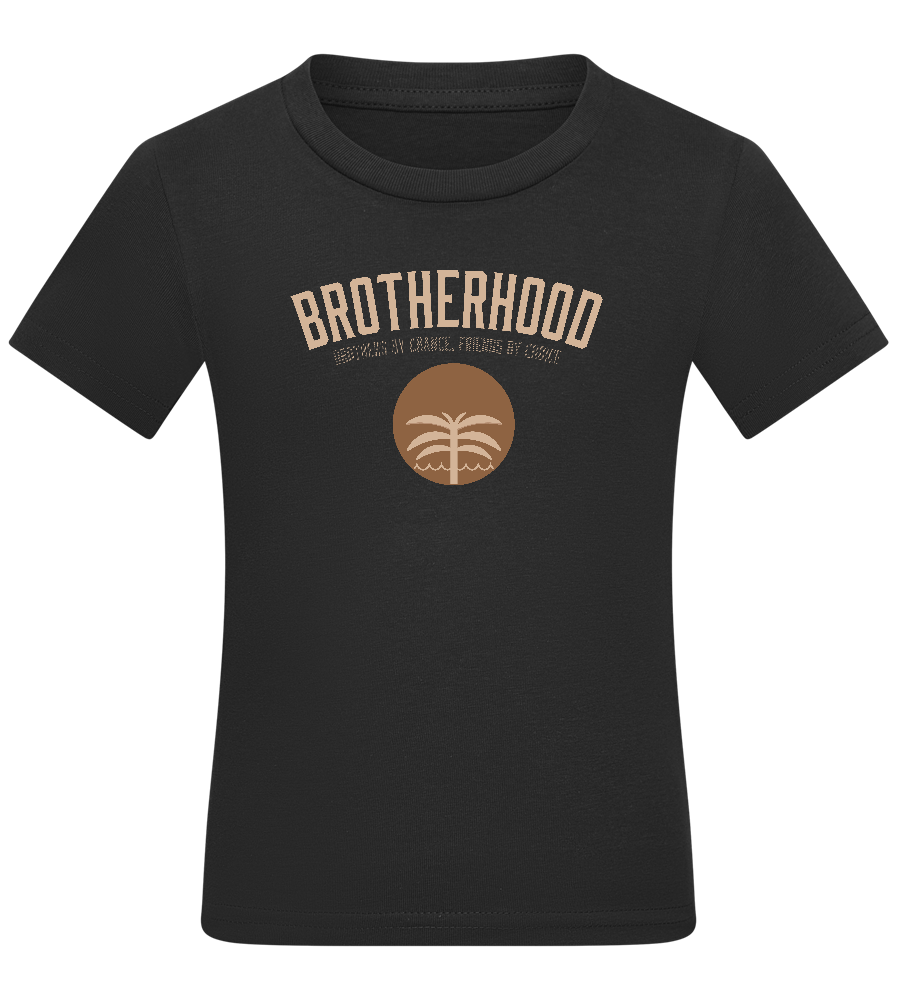 Brotherhood Design - Comfort boys fitted t-shirt_DEEP BLACK_front