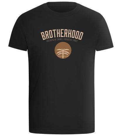 Brotherhood Design - Comfort boys fitted t-shirt_DEEP BLACK_front