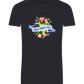 Mother's Day Flowers Design - Basic Unisex T-Shirt_FRENCH NAVY_front