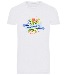 Mother's Day Flowers Design - Basic Unisex T-Shirt