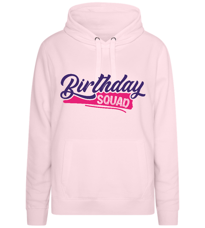 Girly Birthday Squad Design - Premium women's hoodie_LIGHT PEACH ROSE_front