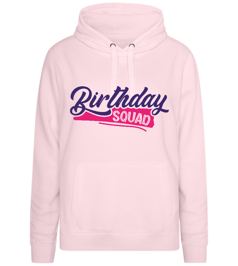 Girly Birthday Squad Design - Premium women's hoodie_LIGHT PEACH ROSE_front