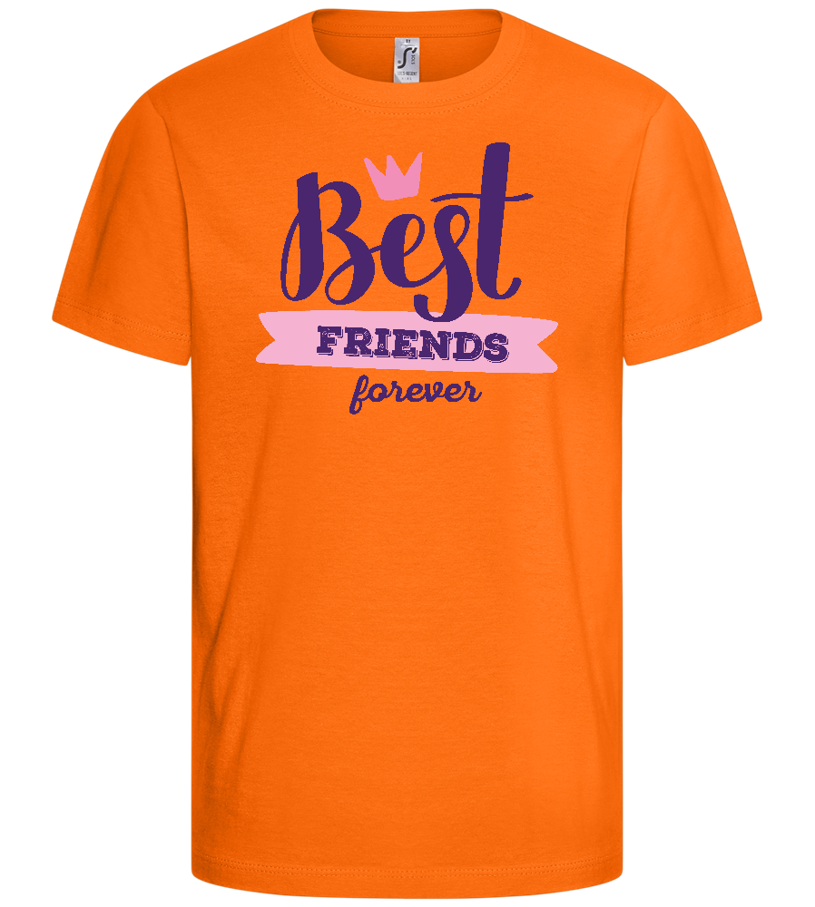 BFF Crown Design - Basic kids t-shirt_ORANGE_front