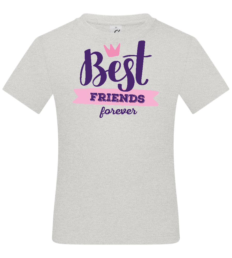 BFF Crown Design - Basic kids t-shirt_VIBRANT WHITE_front