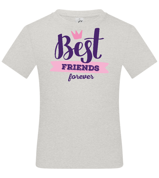 BFF Crown Design - Basic kids t-shirt_VIBRANT WHITE_front