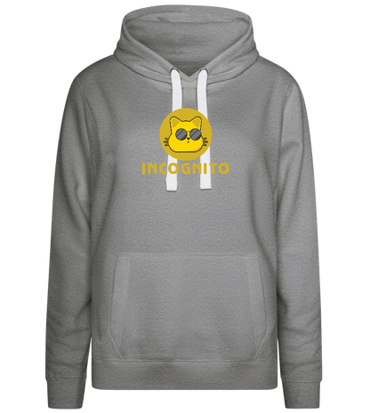 Incognito Design - Premium women's hoodie_ORION GREY II_front