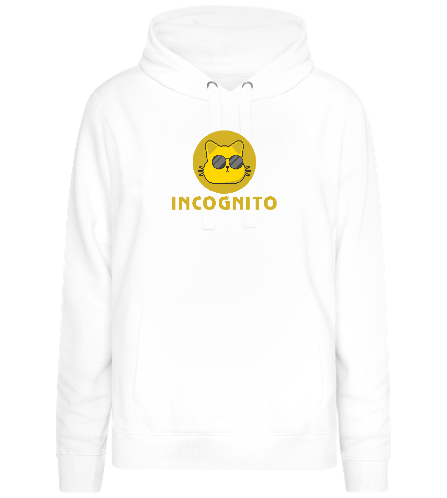 Incognito Design - Premium women's hoodie_WHITE_front