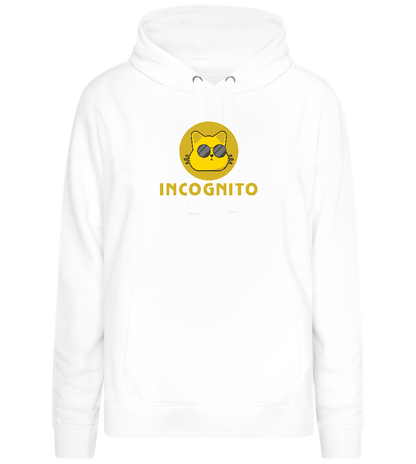 Incognito Design - Premium women's hoodie_WHITE_front