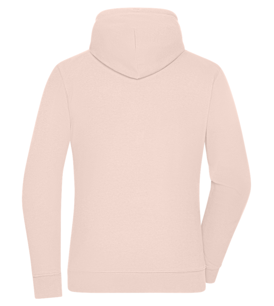 Incognito Design - Premium women's hoodie_LIGHT PEACH ROSE_back