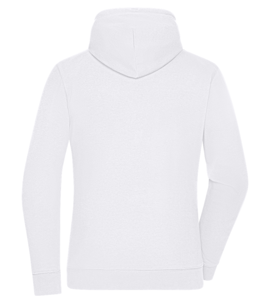 Incognito Design - Premium women's hoodie_WHITE_back