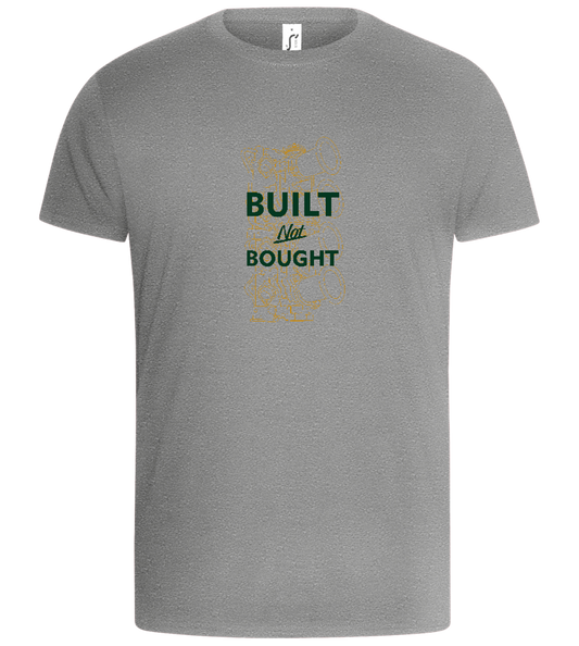 Built Not Bought Car Design - Basic Unisex T-Shirt_ORION GREY_front