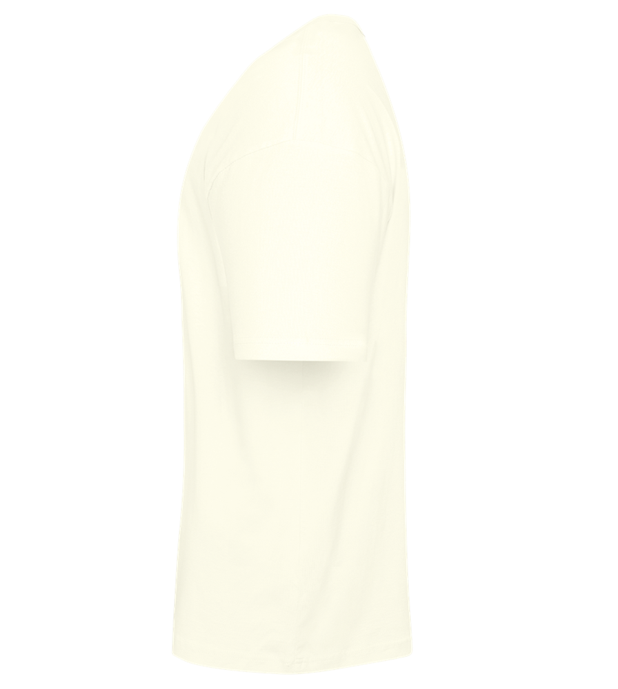 Pixelated Cat Design - Premium men's oversized t-shirt_OFF-WHITE_left