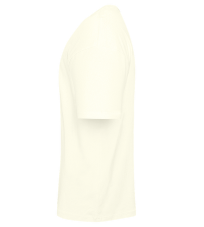 Pixelated Cat Design - Premium men's oversized t-shirt_OFF-WHITE_left