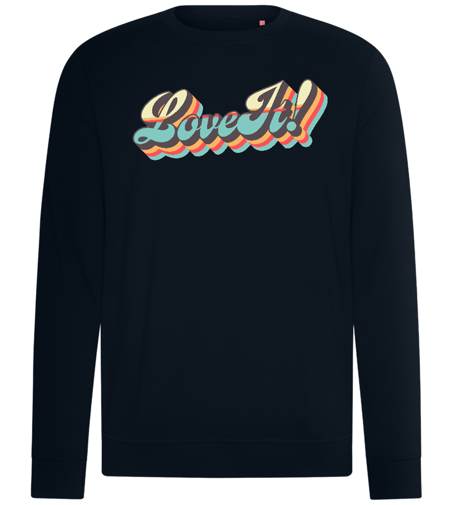 Love It Design - Comfort unisex sweater_BLACK_front