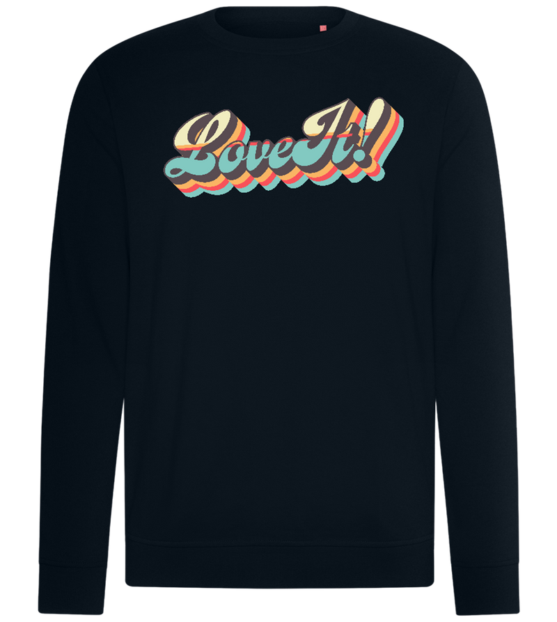 Love It Design - Comfort unisex sweater_BLACK_front