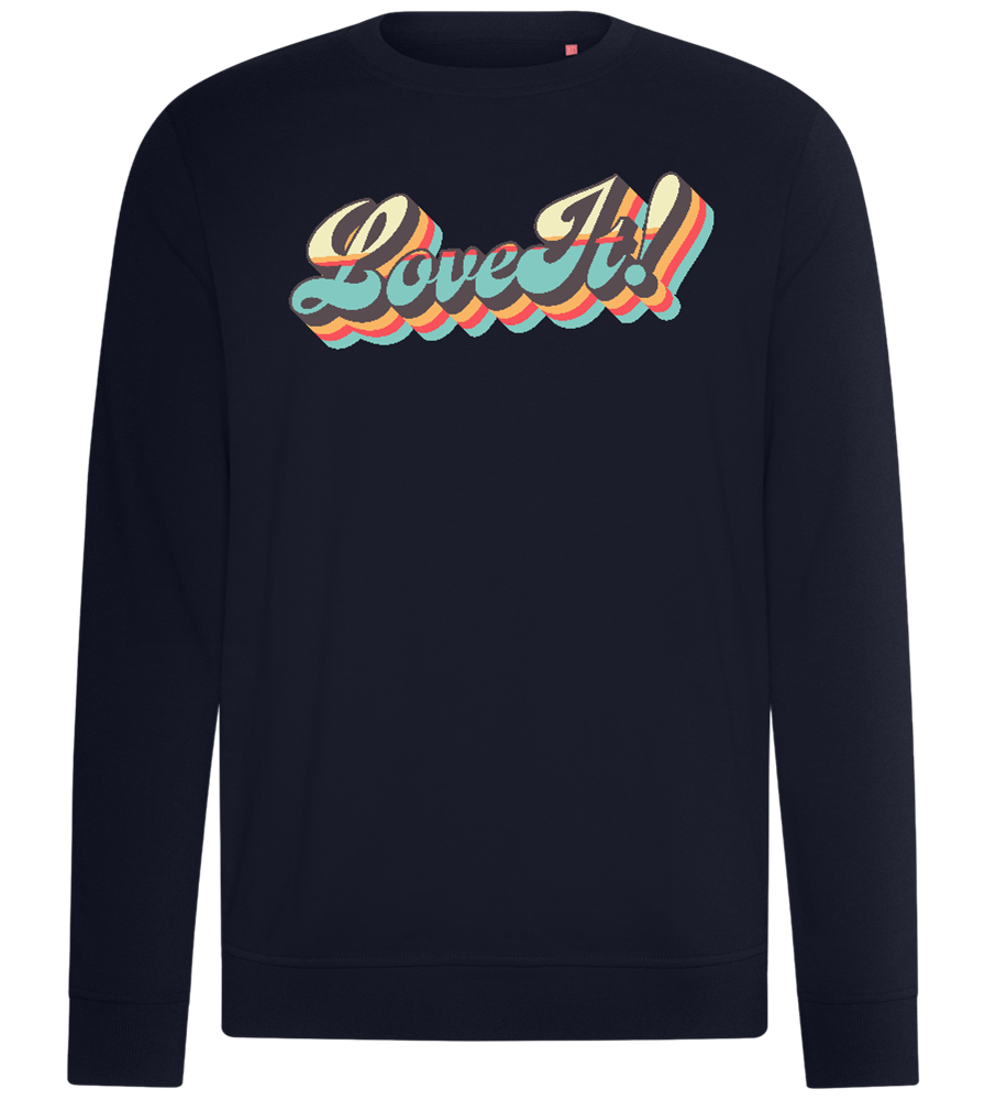 Love It Design - Comfort unisex sweater_FRENCH NAVY_front