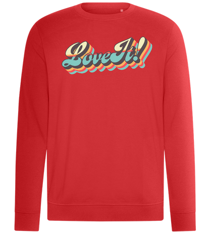 Love It Design - Comfort unisex sweater_RED_front