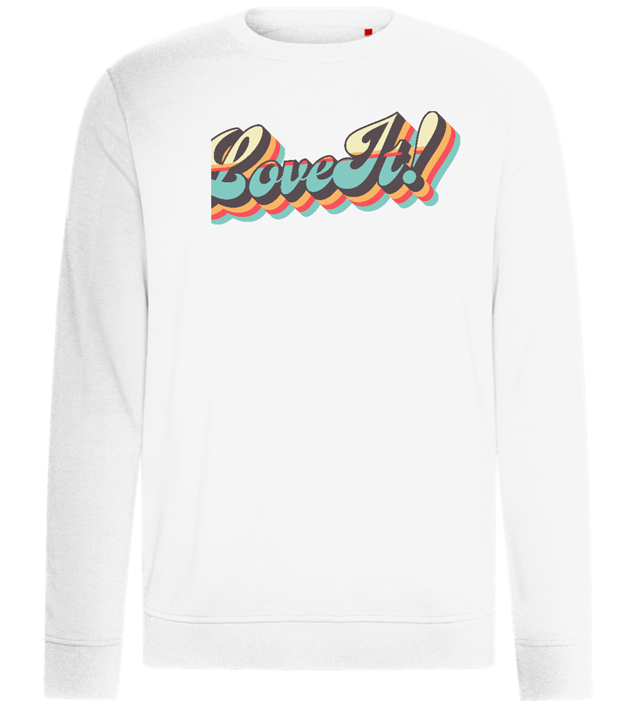 Love It Design - Comfort unisex sweater_WHITE_front