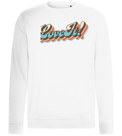 Love It Design - Comfort unisex sweater_WHITE_front