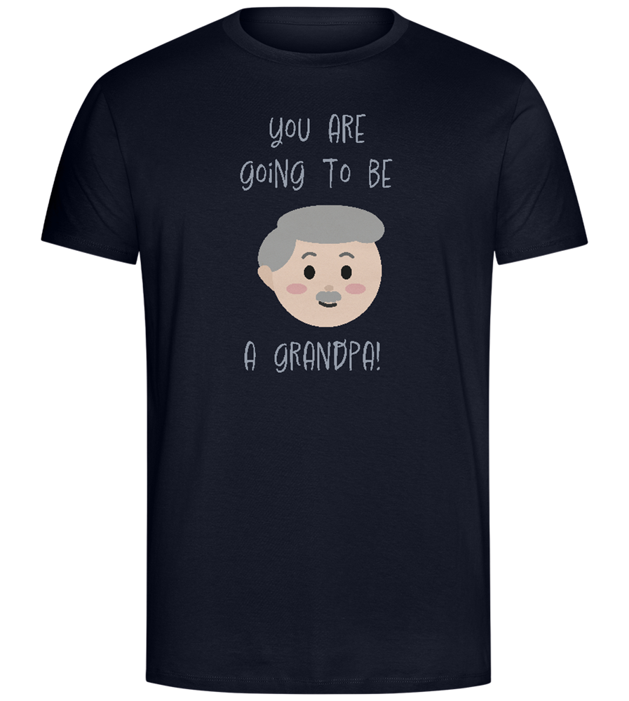 Going To Be A Grandpa Design - Comfort Unisex T-Shirt_FRENCH NAVY_front