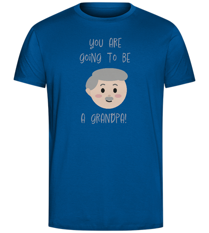 Going To Be A Grandpa Design - Comfort Unisex T-Shirt_ROYAL_front