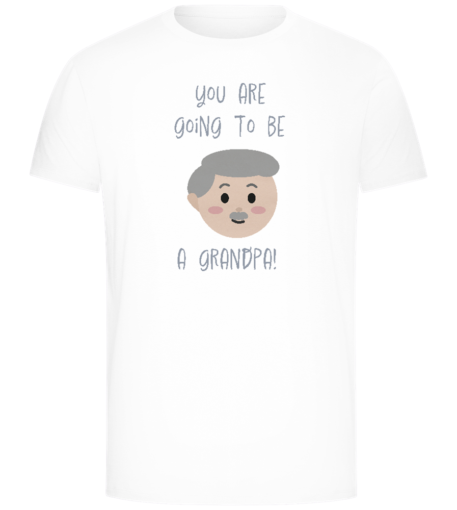 Going To Be A Grandpa Design - Comfort Unisex T-Shirt_WHITE_front