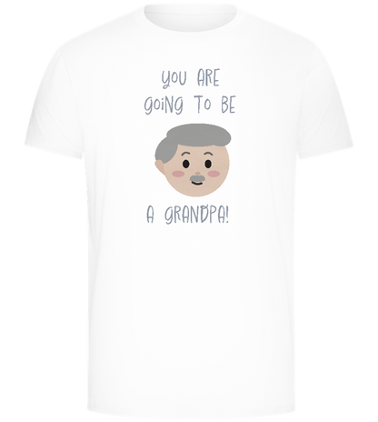 Going To Be A Grandpa Design - Comfort Unisex T-Shirt_WHITE_front