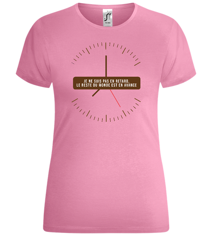 The World's Early Design - Comfort women's t-shirt_PINK ORCHID_front