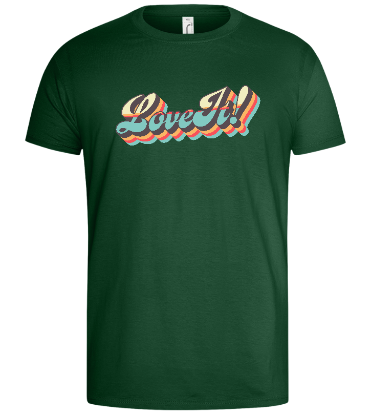 Love It Design - Basic men's t-shirt_GREEN BOTTLE_front