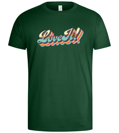 Love It Design - Basic men's t-shirt_GREEN BOTTLE_front