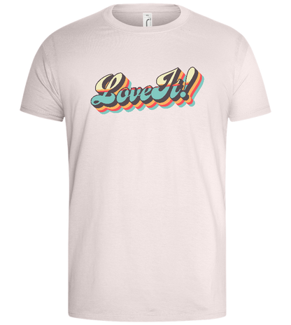 Love It Design - Basic men's t-shirt_LIGHT PINK_front