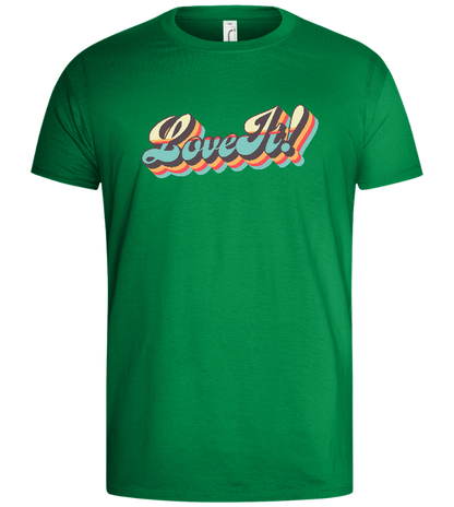 Love It Design - Basic men's t-shirt_MEADOW GREEN_front