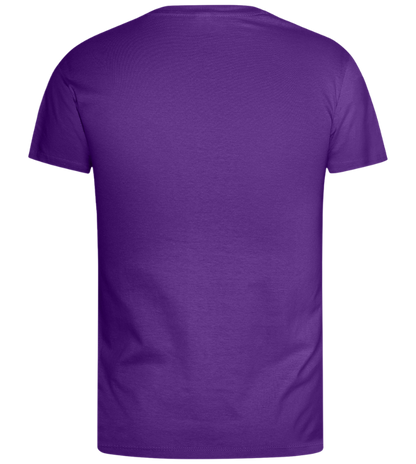 Love It Design - Basic men's t-shirt_DARK PURPLE_back