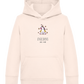 Unicorns Are Real Design - Comfort Kids Hoodie_LIGHT PEACH ROSE_front