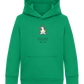 Unicorns Are Real Design - Comfort Kids Hoodie_MEADOW GREEN_front