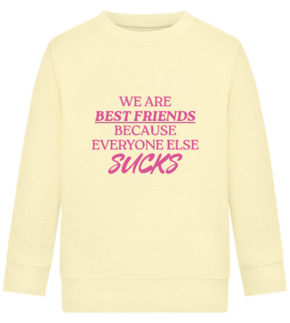 Best Friends Design - Comfort Kids Sweater_AMARELO CLARO_front