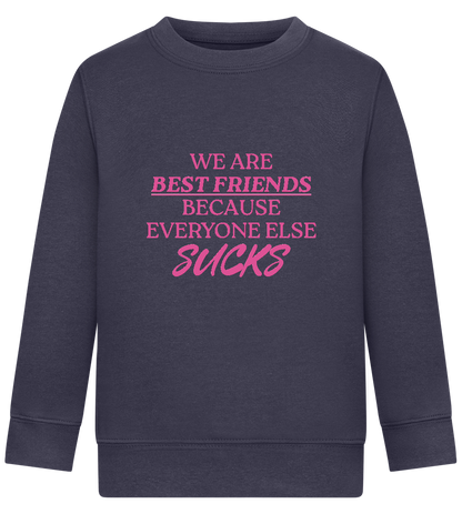 Best Friends Design - Comfort Kids Sweater_FRENCH NAVY_front