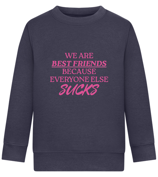 Best Friends Design - Comfort Kids Sweater_FRENCH NAVY_front