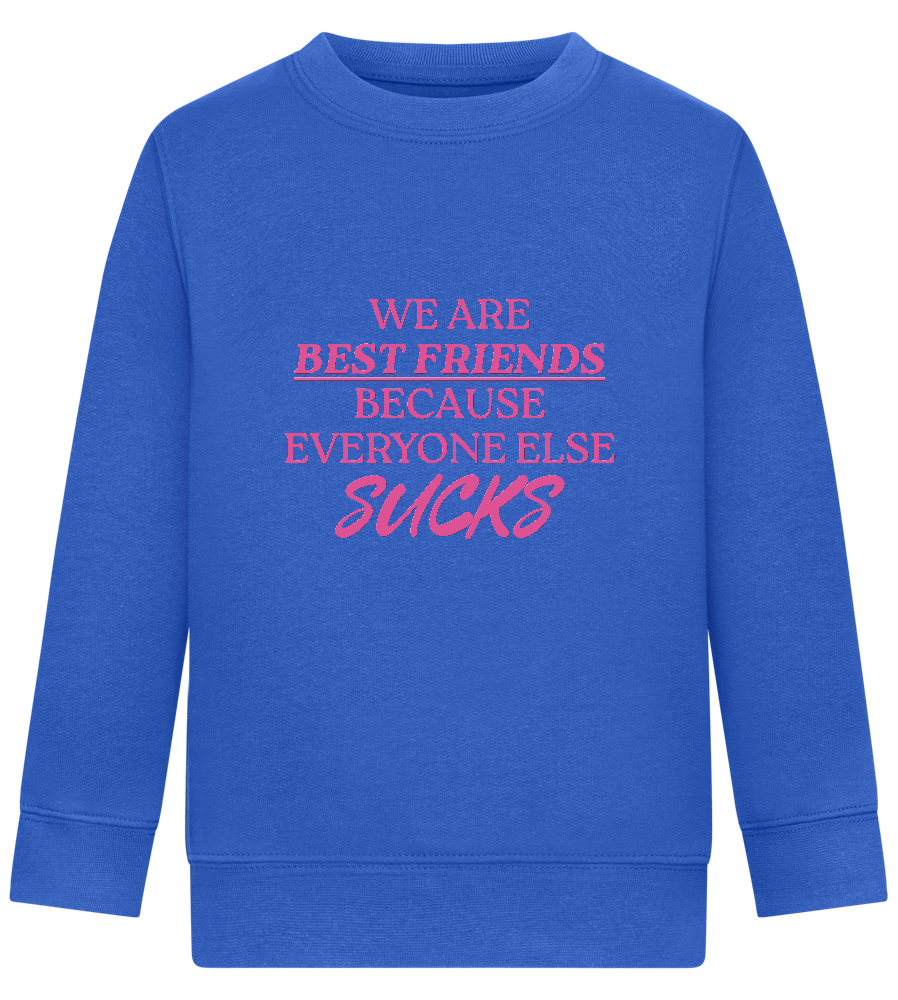 Best Friends Design - Comfort Kids Sweater_ROYAL_front