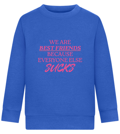 Best Friends Design - Comfort Kids Sweater_ROYAL_front