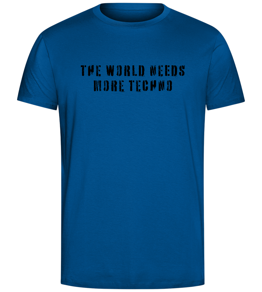 Need More Techno Design - Comfort Unisex T-Shirt_ROYAL_front