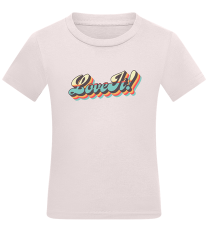 Love It! Design - Comfort kids fitted t-shirt_LIGHT PINK_front