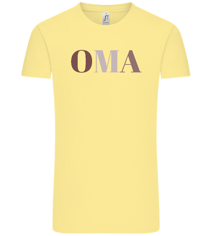 OMA Design - Comfort Unisex T-Shirt_AMARELO CLARO_front