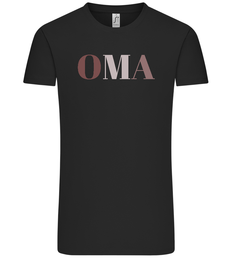 OMA Design - Comfort Unisex T-Shirt_DEEP BLACK_front