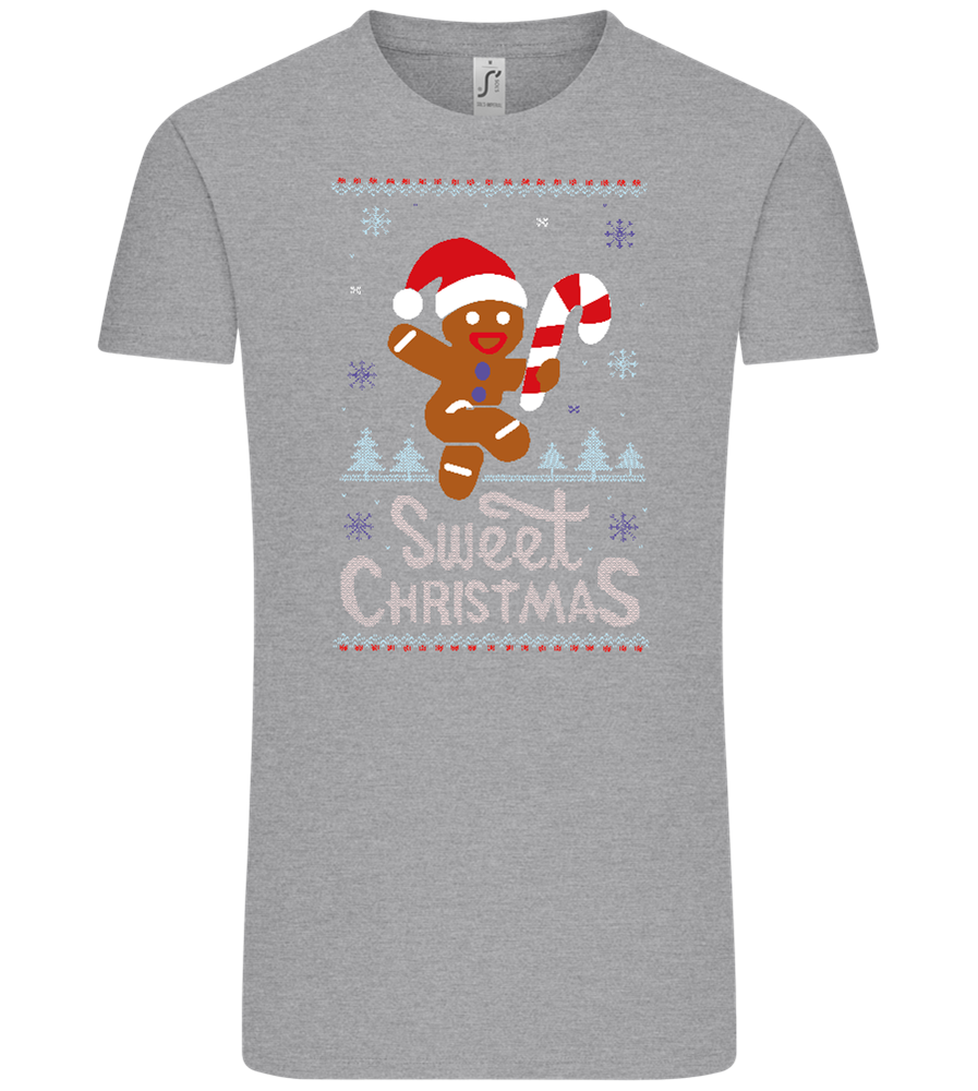 Gingerbread Man Design - Comfort Unisex T-Shirt_ORION GREY_front