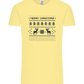 8-Bit Christmas Design - Comfort Unisex T-Shirt_AMARELO CLARO_front
