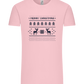 8-Bit Christmas Design - Comfort Unisex T-Shirt_CANDY PINK_front