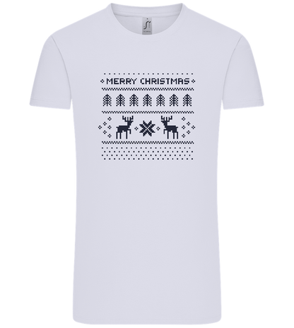 8-Bit Christmas Design - Comfort Unisex T-Shirt_LILAK_front