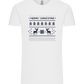 8-Bit Christmas Design - Comfort Unisex T-Shirt_WHITE_front