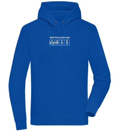 Genius Periodic Table Design - Premium unisex hoodie_ROYAL_front